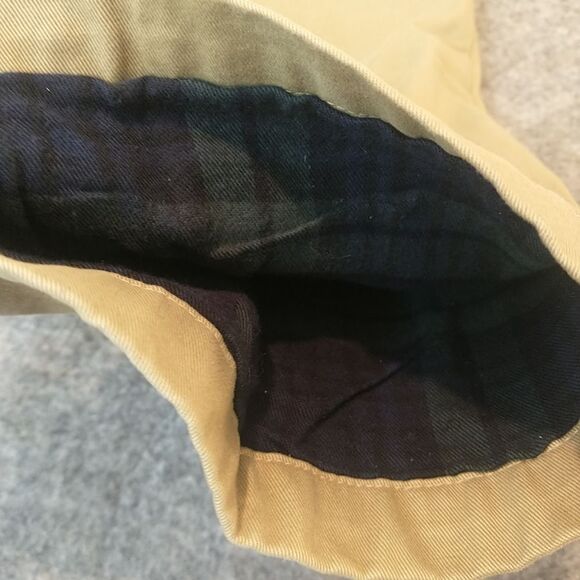 L.L. Bean Fleece Lined Pants Men's 44x32 Beige Straight Leg Natural. - Picture 8 of 9